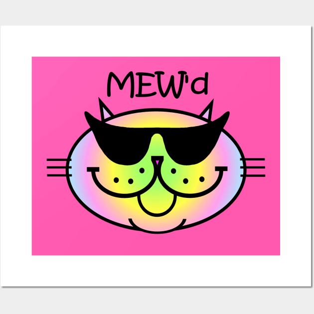 MEW'd - Pastel Rainow Wall Art by RawSunArt